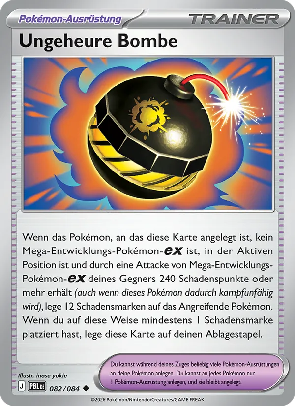 Ungeheure Bombe Dunkelnacht 082/84