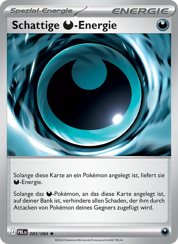 Schattige Darkness-Energie Dunkelnacht 083/84