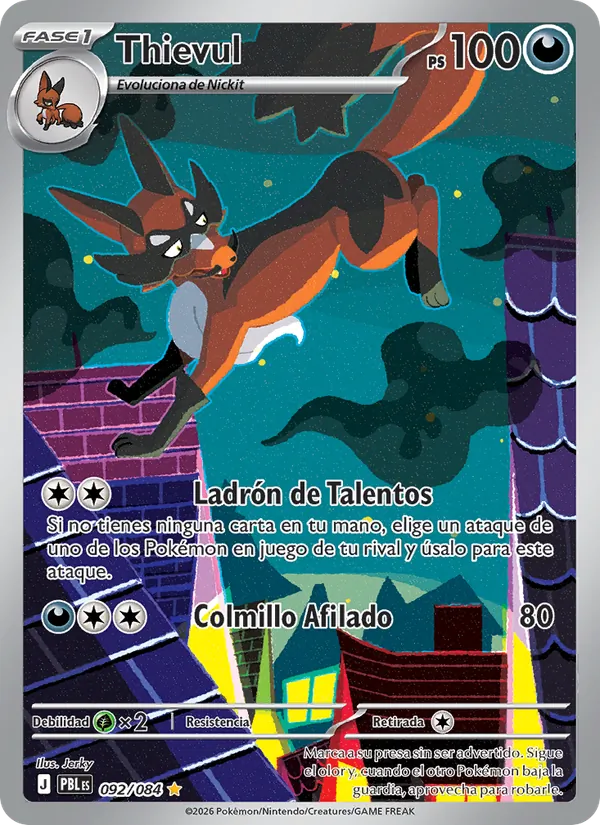Thievul Oscuridad Absoluta 092/84