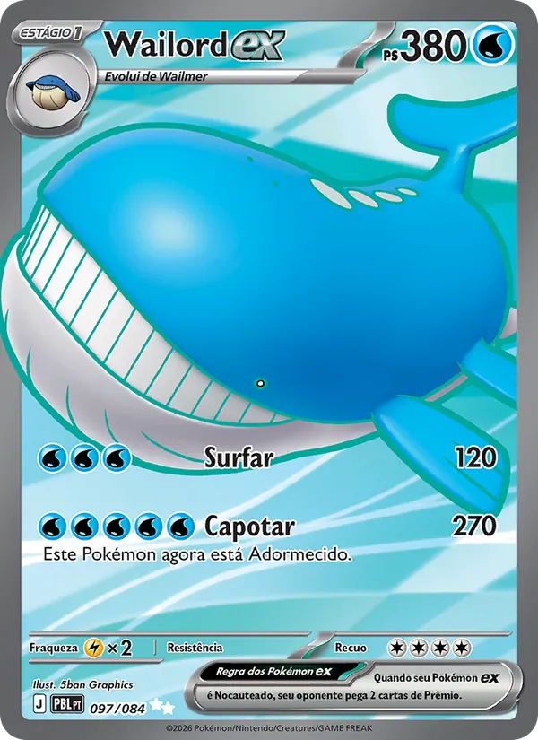 Wailord ex Escuridão Absoluta 097/84