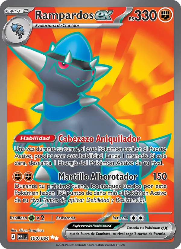 Rampardos ex Oscuridad Absoluta 100/84
