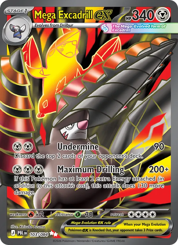 Mega Excadrill ex Pitch Black 103/84