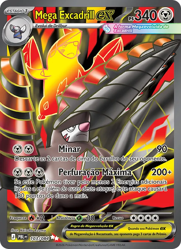 Mega Excadrill ex Escuridão Absoluta 103/84
