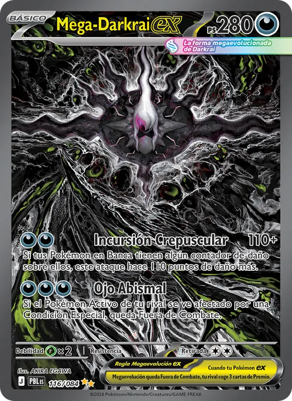 Mega-Darkrai ex Oscuridad Absoluta 116/84