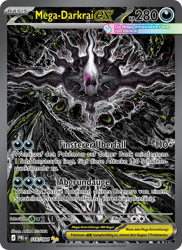 Mega-Darkrai-ex Dunkelnacht 116/84