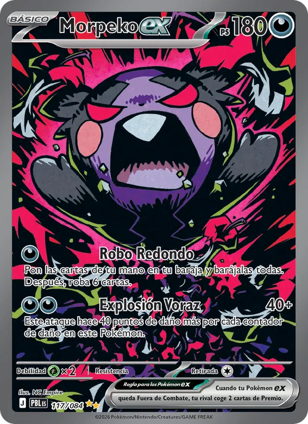 Morpeko ex Oscuridad Absoluta 117/84