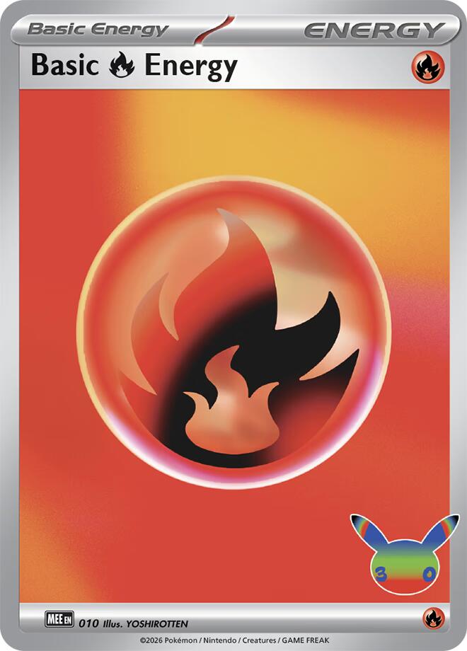 Énergie Feu de base Méga-Évolution Énergie 010/16