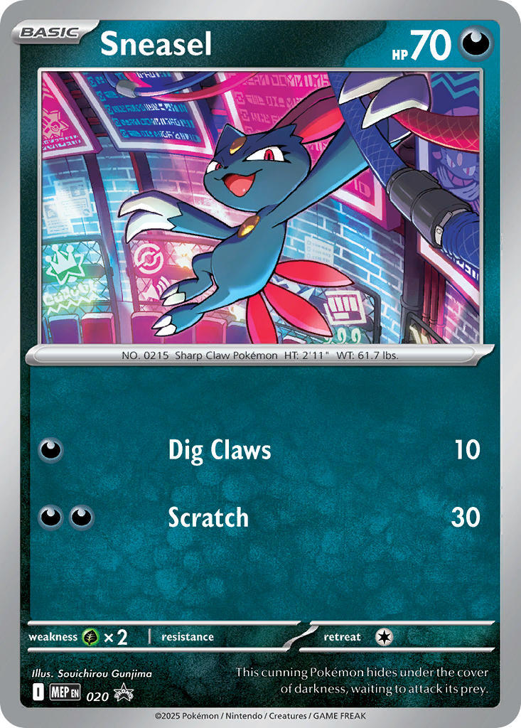 Sneasel MEP Black Star Promos 020