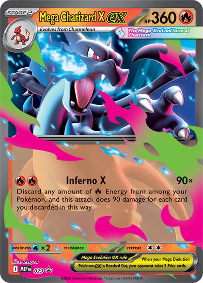 Méga-Dracaufeu X-ex MEP Black Star Promos 029