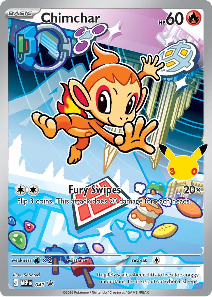 Chimchar MEP Black Star Promos 041