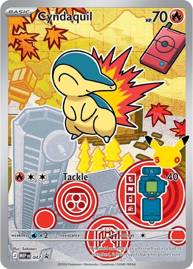 Cyndaquil MEP Black Star Promos 047