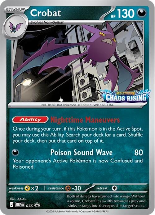Crobat MEP Black Star Promos 076