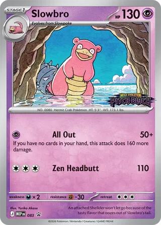 Slowbro MEP Black Star Promos 083