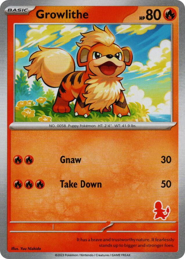 Growlithe My First Battle 13/48