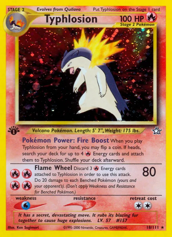 Typhlosion Neo Genesis 18/111