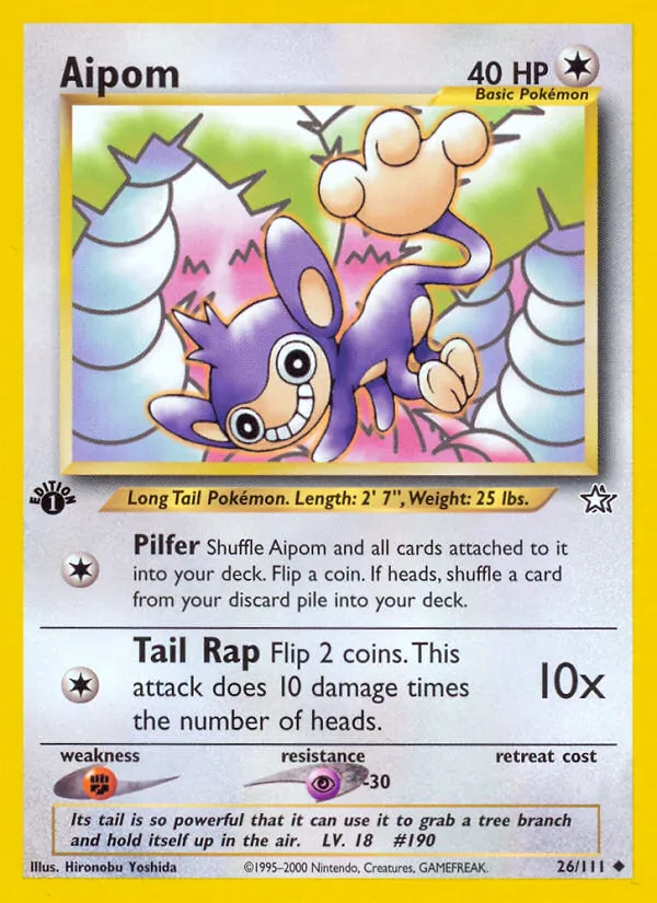 Aipom Neo Genesis 26/111