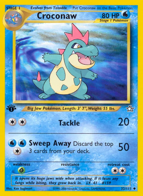 Croconaw Neo Genesis 32/111