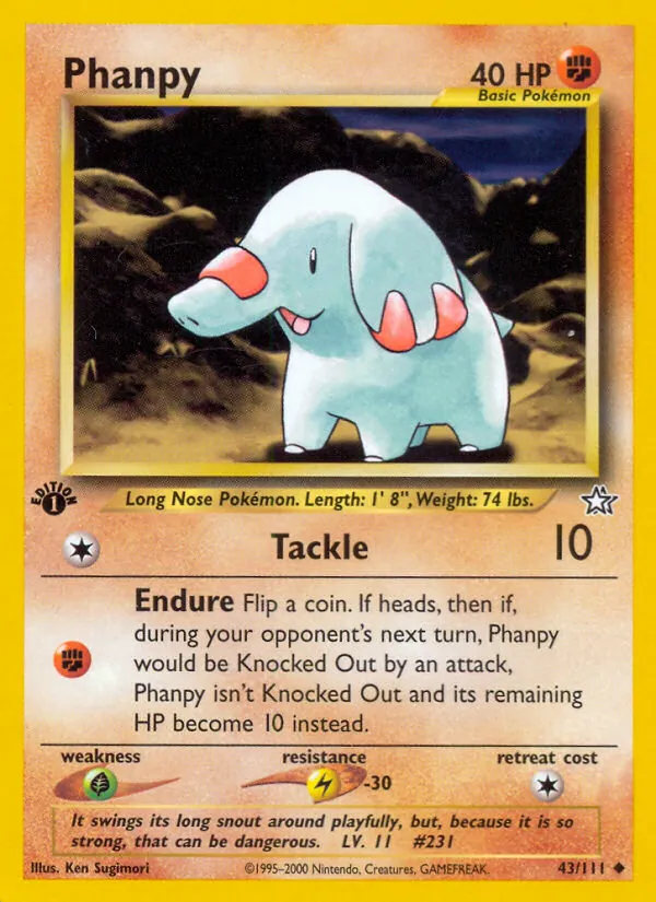 Phanpy Neo Genesis 43/111