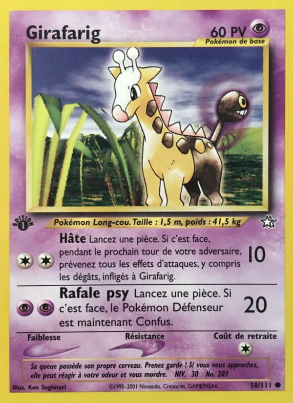 Girafarig Neo Genesis 58/111
