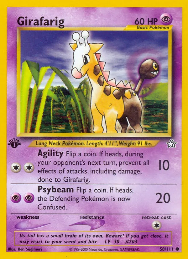 Girafarig Neo Genesis 58/111