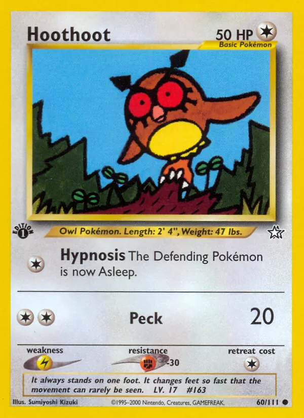 Hoothoot Neo Genesis 60/111