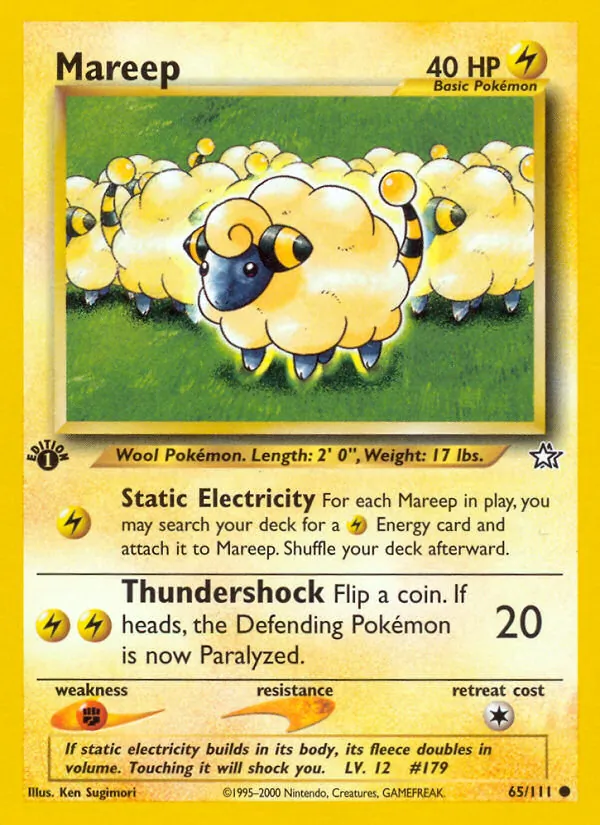 Mareep Neo Genesis 65/111