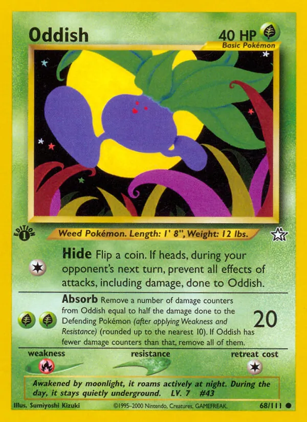 Oddish Neo Genesis 68/111