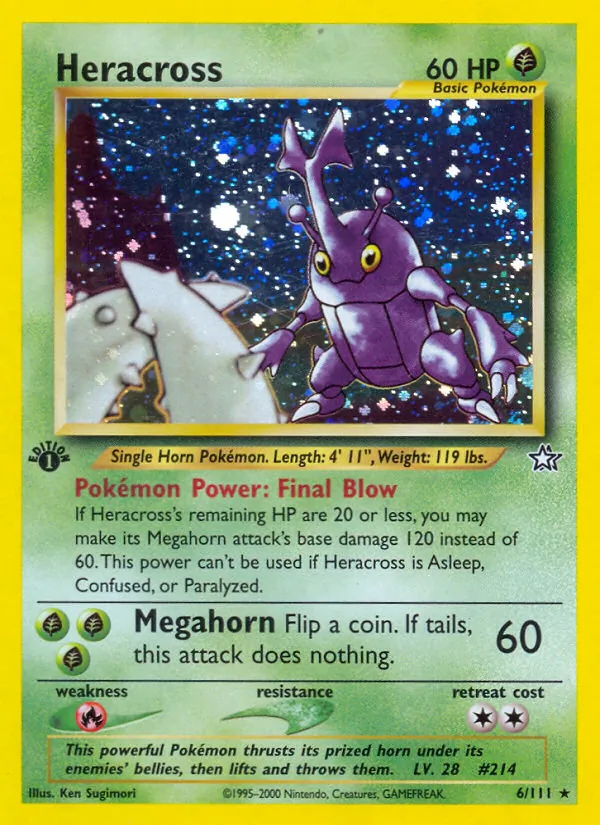 Heracross Neo Genesis 6/111