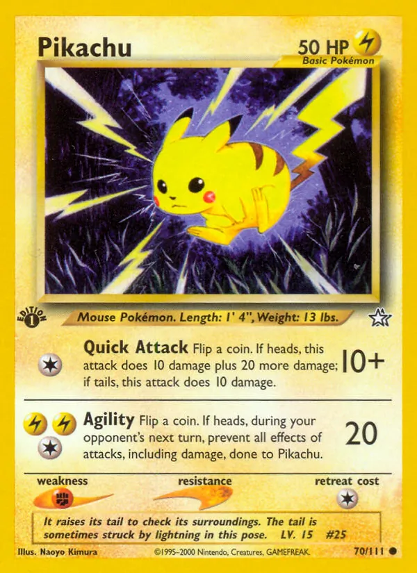 Pikachu Neo Genesis 70/111