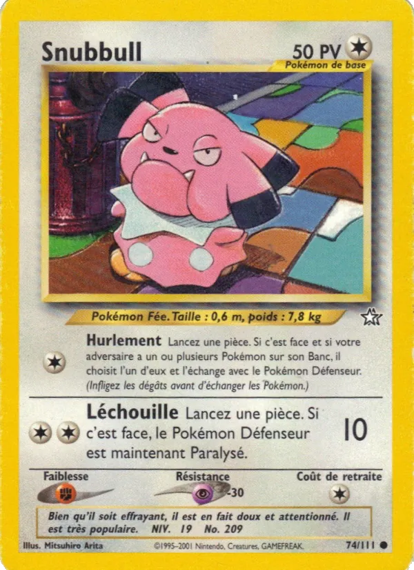 Snubbull Neo Genesis 74/111