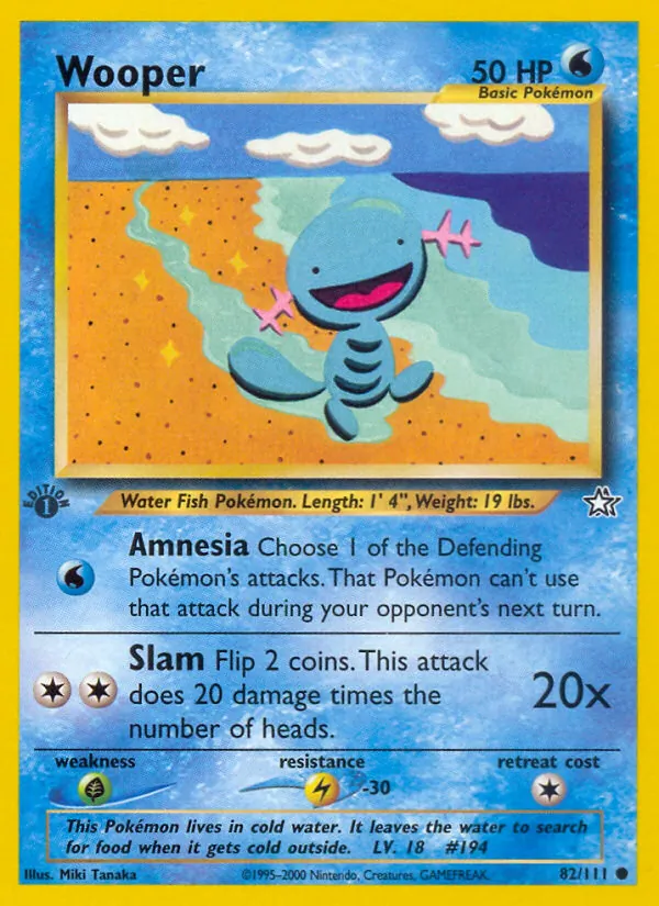 Wooper Neo Genesis 82/111