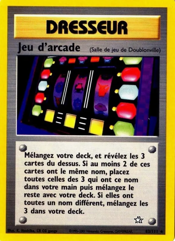 Jeu d'arcade Neo Genesis 83/111