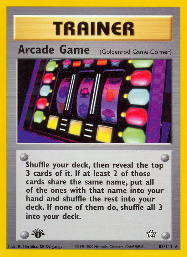 Arcade Game Neo Genesis 83/111