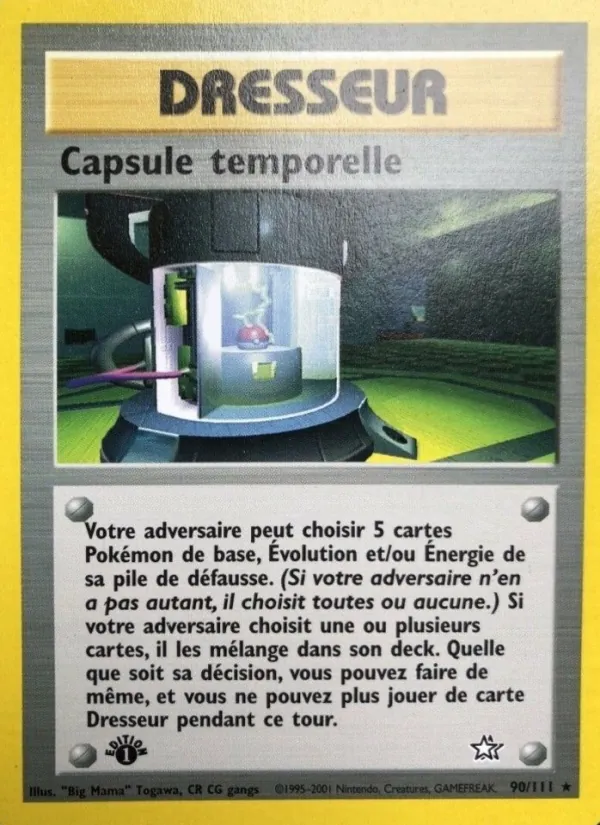 Capsule temporelle Neo Genesis 90/111