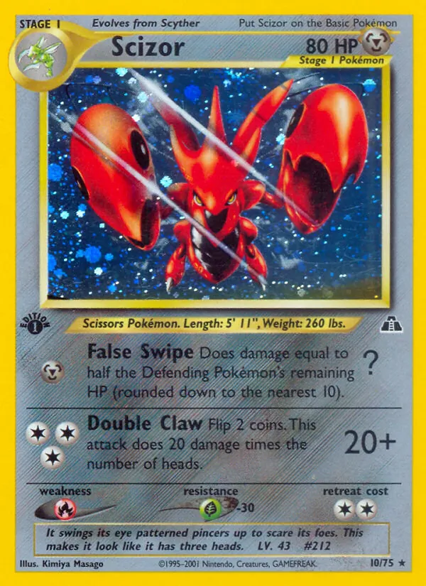 Scizor Neo Discovery 10/75