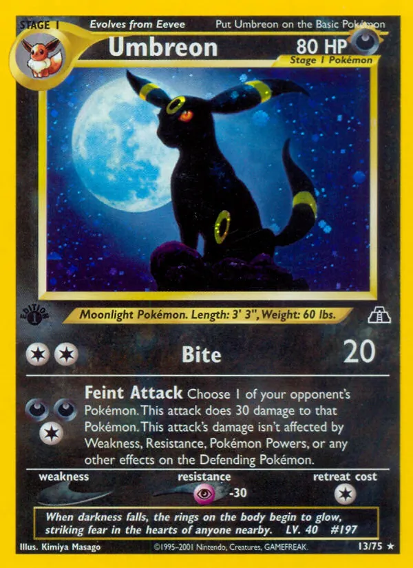 Umbreon Neo Discovery 13/75
