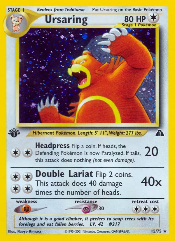 Ursaring Neo Discovery 15/75