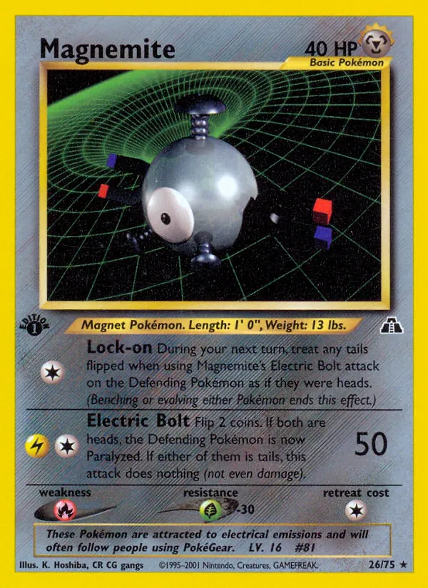 Magnemite Neo Discovery 26/75
