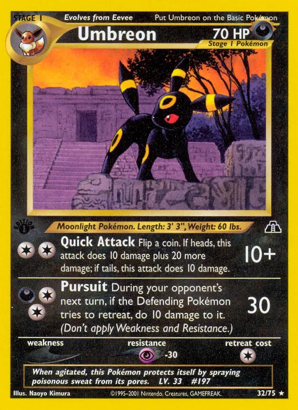 Umbreon Neo Discovery 32/75