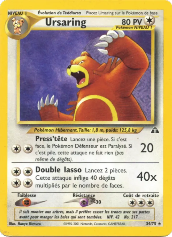 Ursaring Neo Discovery 34/75