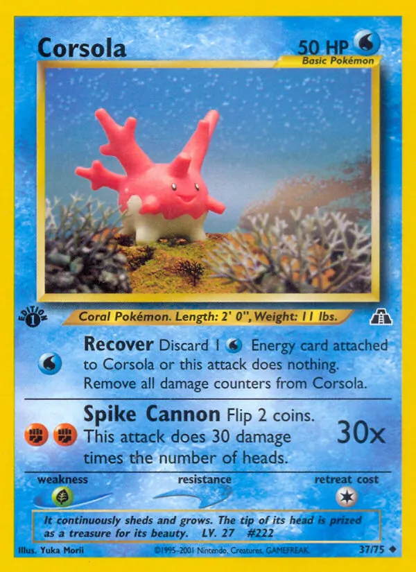 Corsola Neo Discovery 37/75