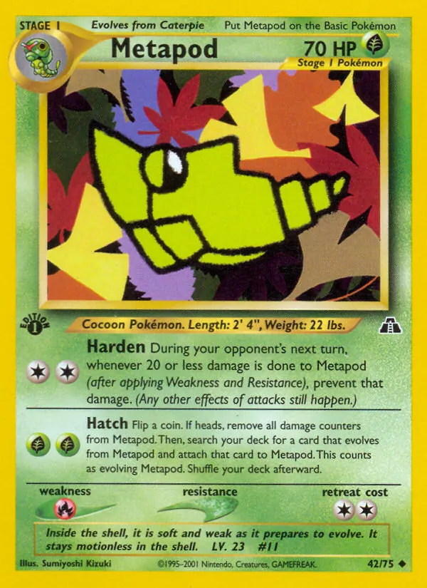 Metapod Neo Discovery 42/75