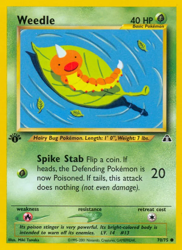 Weedle Neo Discovery 70/75