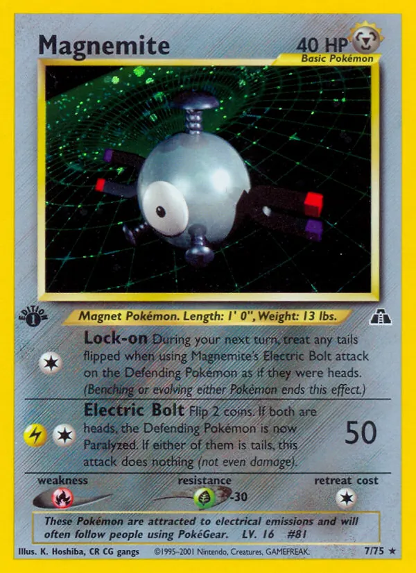 Magnemite Neo Discovery 7/75