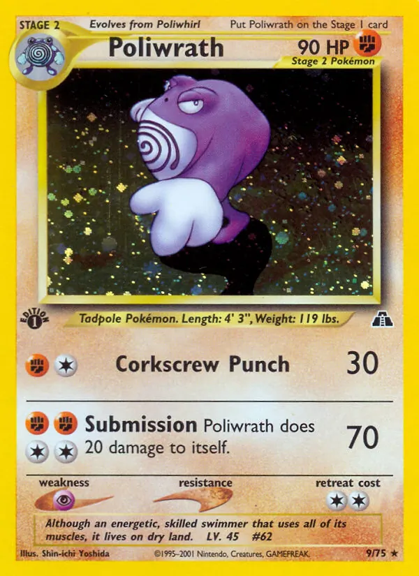Poliwrath Neo Discovery 9/75