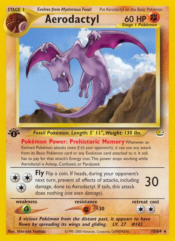 Aerodactyl Neo Revelation 15/64
