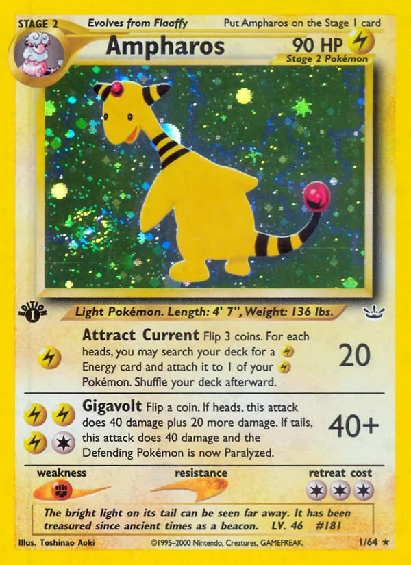 Ampharos Neo Revelation 1/64