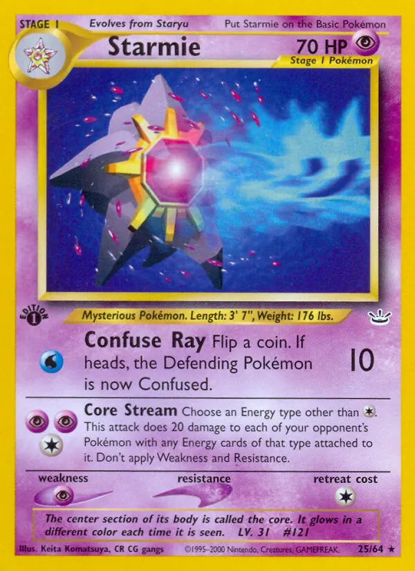 Starmie Neo Revelation 25/64