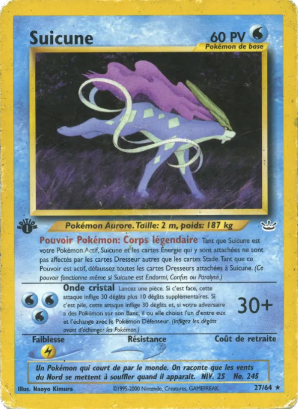 Suicune Neo Revelation 27/64
