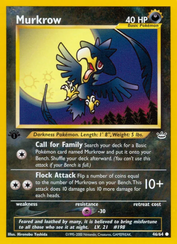 Murkrow Neo Revelation 46/64